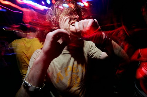 Sandinos Bar during the Celtronic festival, 2004
