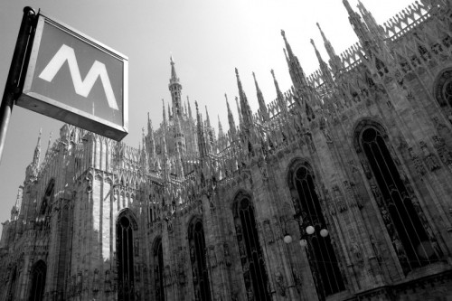 Photographs realized in the Milan subway, between 2003 and 2005