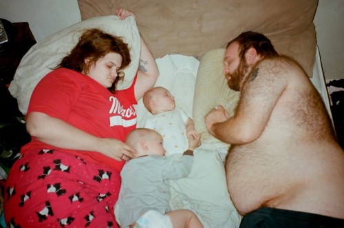 Early Morning. Katie, Molly, Henry and Bill.