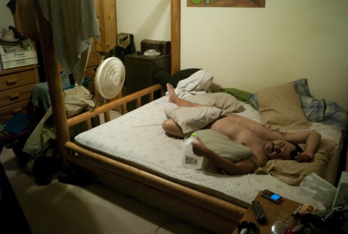 1) A fan against Intense Heat for a heart patient ...no air conditioner in apartment, SA Texas