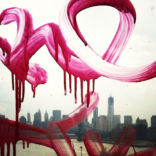 window graffiti in my ...