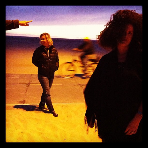 Venice Beach night light