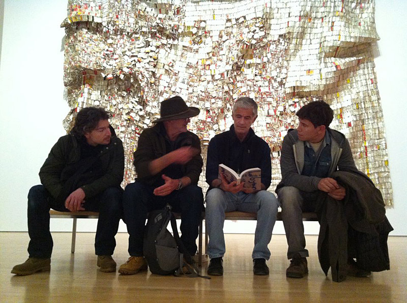 David speaks with James Nachtwey, Diego Orlando, and Michael Christopher Brown - all guests at the February 2013 Book Publishing Workshop (along with Bruce Gilden)