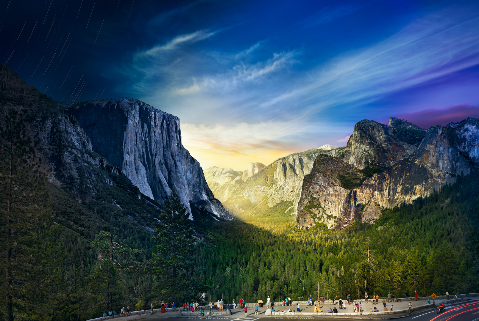 Tunnel View, Yosemite National Park, Day to Night, 2014 – burn magazine